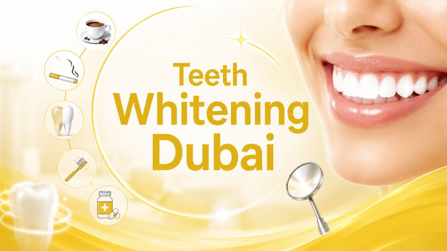 Professional Teeth Whitening Dubai treatment for a brighter smile with advanced cosmetic dental care.