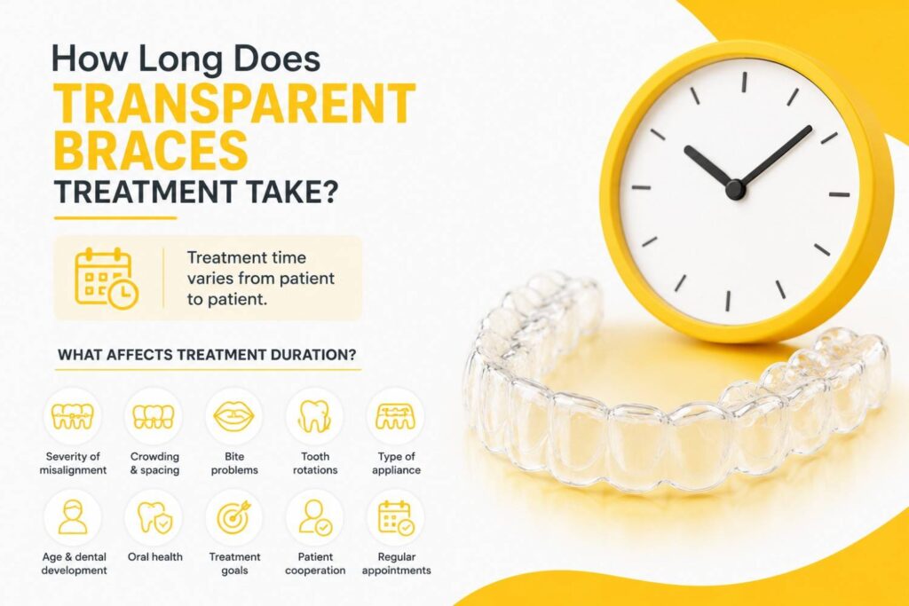 Factors affecting transparent braces treatment duration